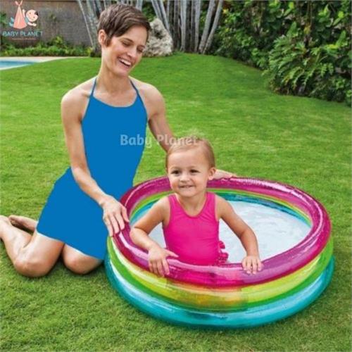 Intex Inflatable Rainbow Baby Pool