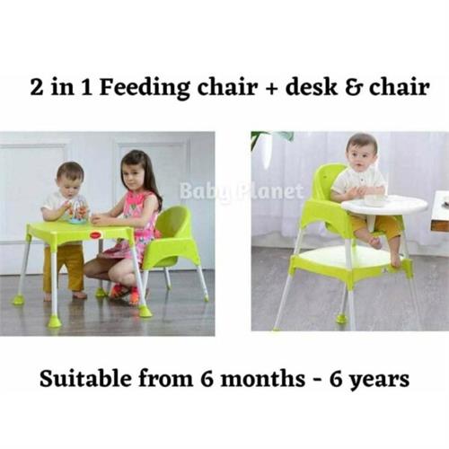 Multi Functional and Convertible Baby High Chair/ Feeding Chair + Study Table