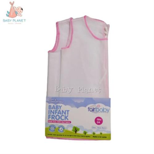 Fairbaby 4 in 1 Plain Baby Shirts Pack Pink