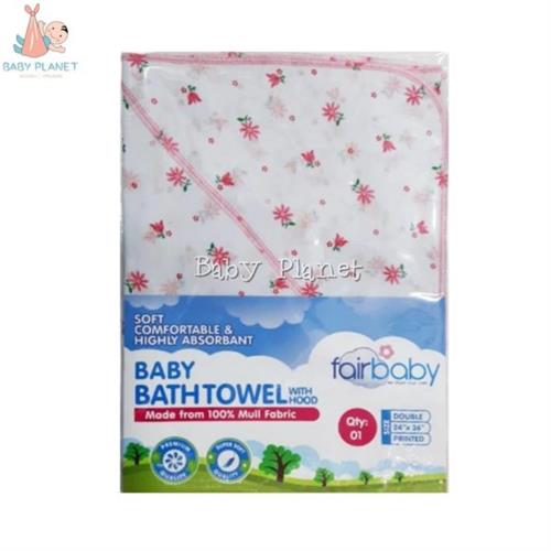 Fairbaby Double Layer Hooded Bath Towel (Girl)