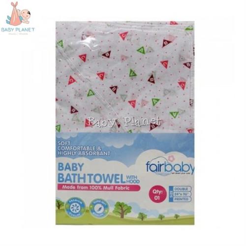 Fairbaby Double Layer Hooded Bath Towel (Neutral)
