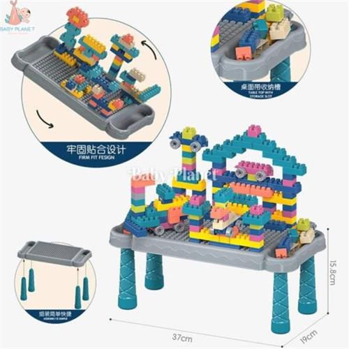 140 Pcs Creative Diy Building Blocks Table Set