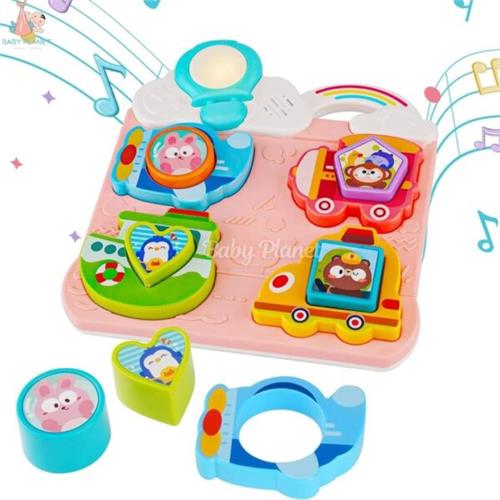 Huanger Light-Up Musical Shape and Colour Sorter Toy