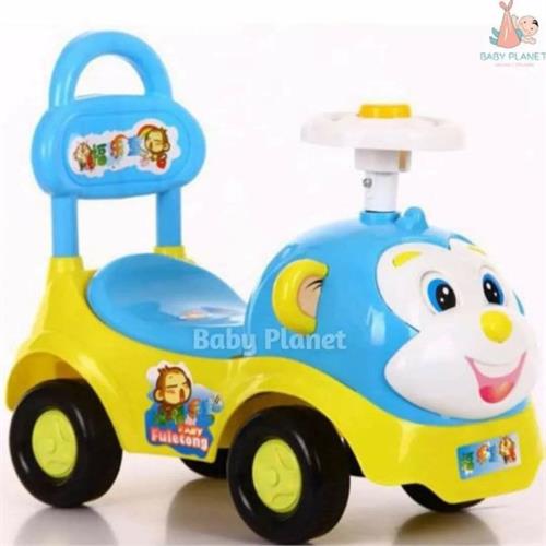 Kids Cute Monkey Face Ride On Tolo Car