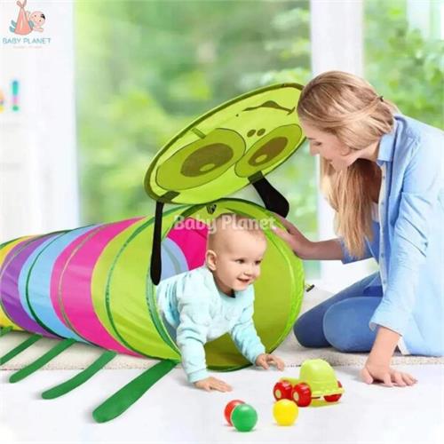 Kids Pop-up Caterpillar Tunnel Tube Tent