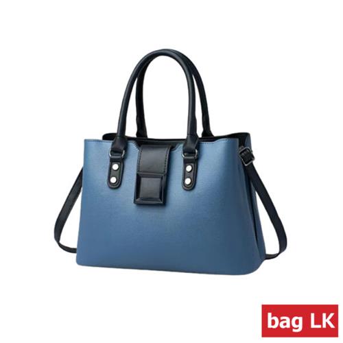 Pu Leather New Design Women Hand Bag Blue