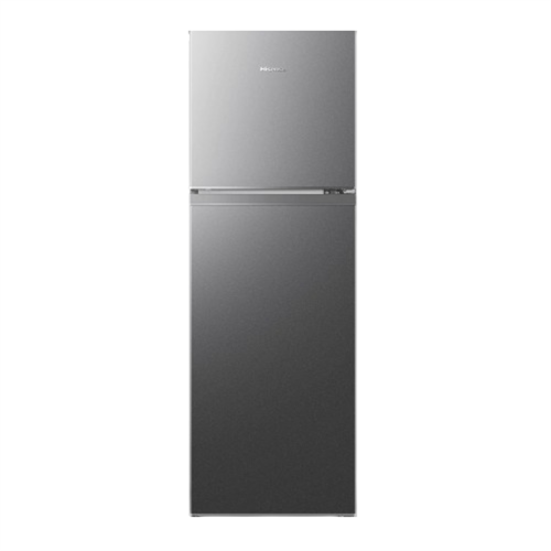 Hisense-Double Door Refrigerator Inverter 250L-Inox Color