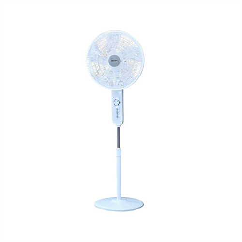 Abans Rust Free Stand Fan - Arctic White