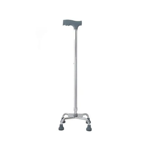 Adjustable Walking Quad Cane with Anti Slip Rubber Tip