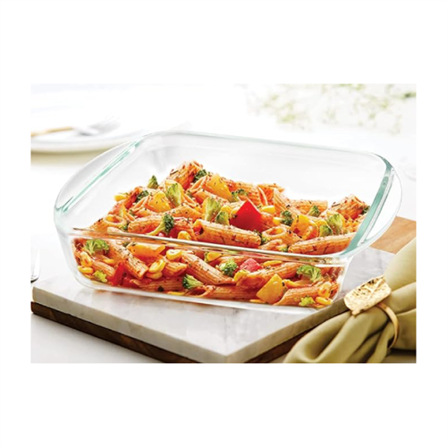 Borosil Everyday Square Dish with Handle - 1.6L