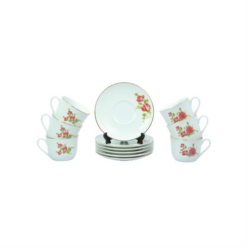 Dankotuwa Porcelain New Romantic Tea Set - 12 Pcs
