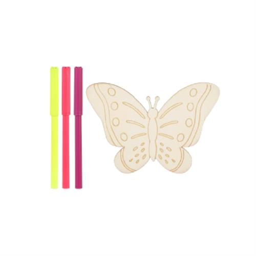 MINISO Wooden Coloring Set - Butterfly