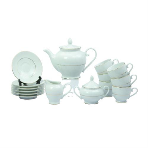 Royal Fernwood Gold Line Tea Set - 17 Pcs