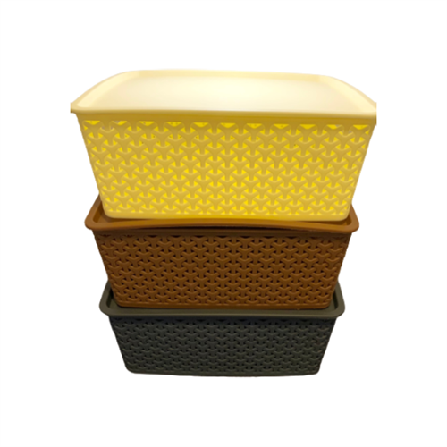Small Storage Basket with Lid