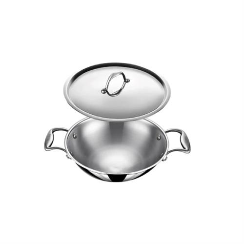 Stahl Artisan Deep Kadhai Lid - 22cm