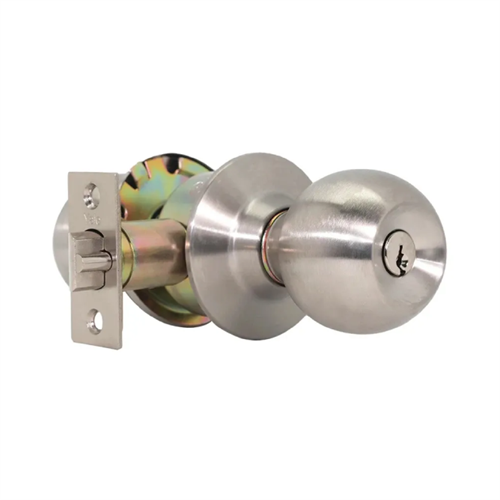 Yale Knob Set (Key) - Stainless Steel 60/70 mm