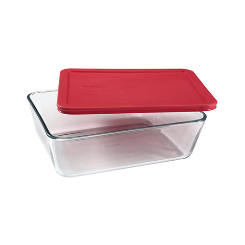 Pyrex 2.6L Dish with Red Lid