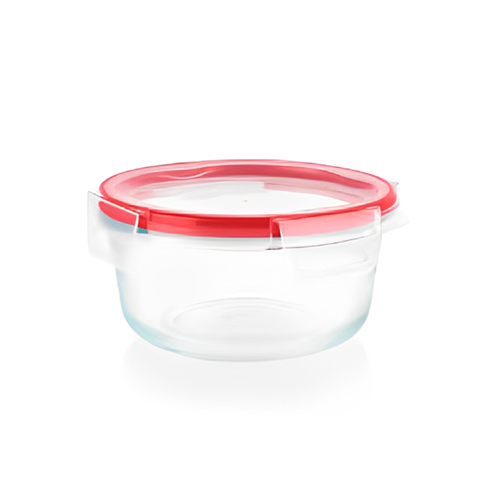 Pyrex FreshLock 4 Cup Round Glass Food Storage Container
