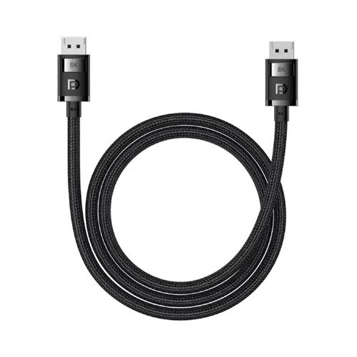 Baseus High Definition Series DP 8K to DP 8K Adapter Cable 2M - Cluster Black