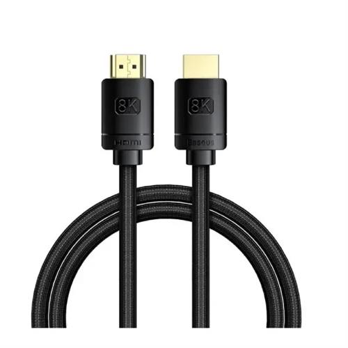 Baseus High Definition Series HDMI 8K Nylon Braided Cable 2M - Black