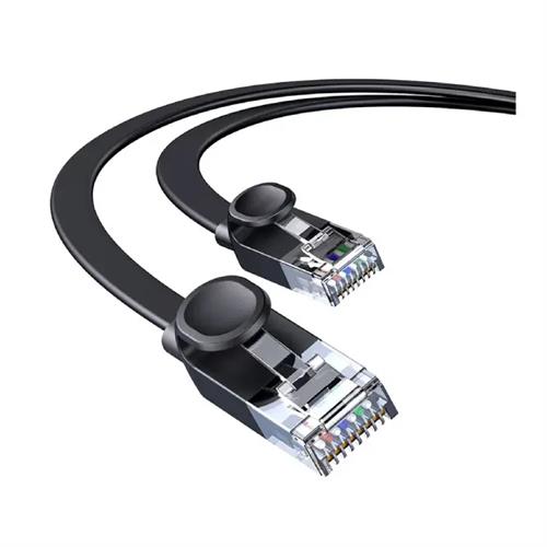 Baseus High Speed Six Types of RJ45 Gigabit Network Cable (flat cable) 1M - Black