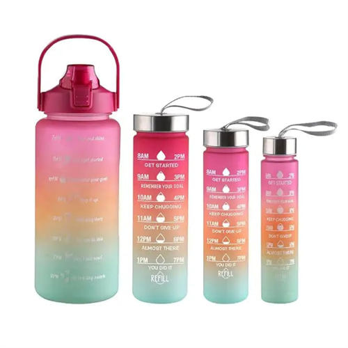Colorful 4 in 1 Water Bottle