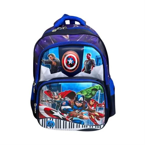 3D Cartoon Kids Backpack Large - Avengers