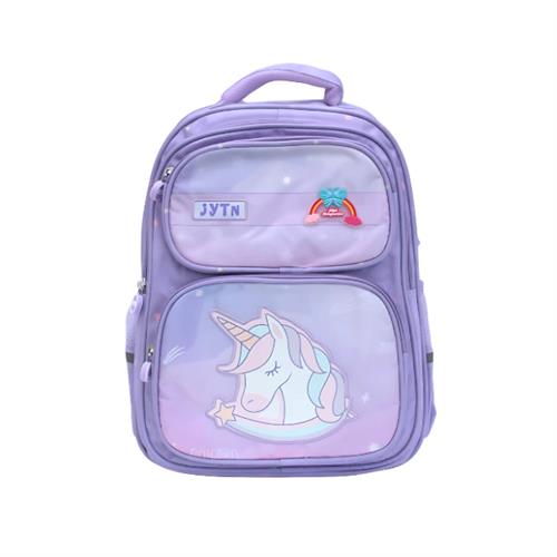 Kids Backpack JYTN Rainbow with Stylish Unicorn Purple