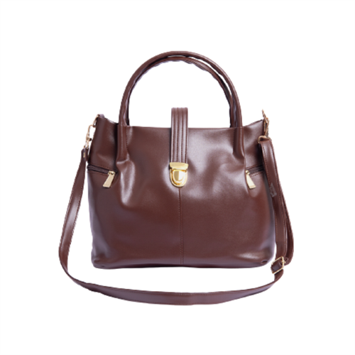 Enmark FlexiCarry Top Handle Ladies Handbag - Brown