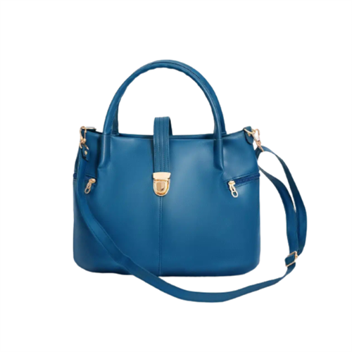 Enmark Flexi Carry Top Handle Ladies Handbag - Chatham Blue