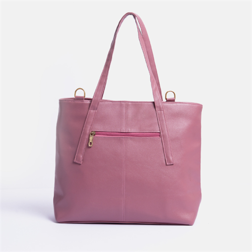 Enmark Top Handle Ladies Handbag - Luxe Dusty Rose