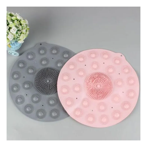 Round Silicone Non-slip Bathroom Mat