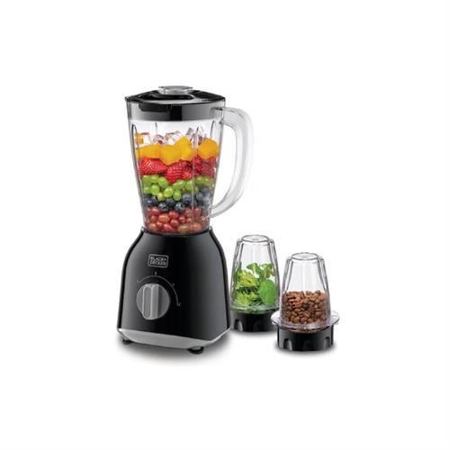 Black + Decker 400W 1.5 Blender with 2 Grinder Mills