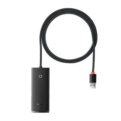 Baseus 4-Port Lite Series USB-A Hub Adapter 4X USB 3.0 - Black