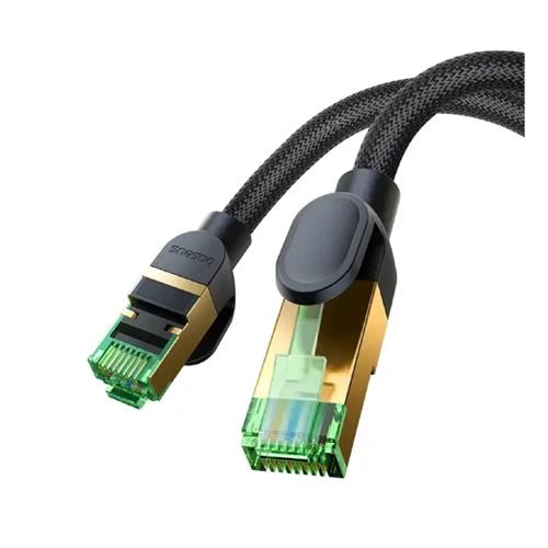 Baseus High Speed CAT8 40Gigabit Ethernet Cable (Braided Cable)0.5M - Cluster Black