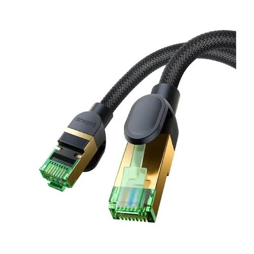 Baseus High Speed CAT8 40Gigabit Ethernet Cable (Braided Cable)20M - Cluster Black