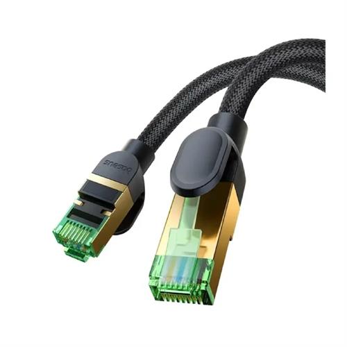 Baseus High Speed CAT8 40Gigabit Ethernet Cable (Braided Cable)5M - Cluster Black