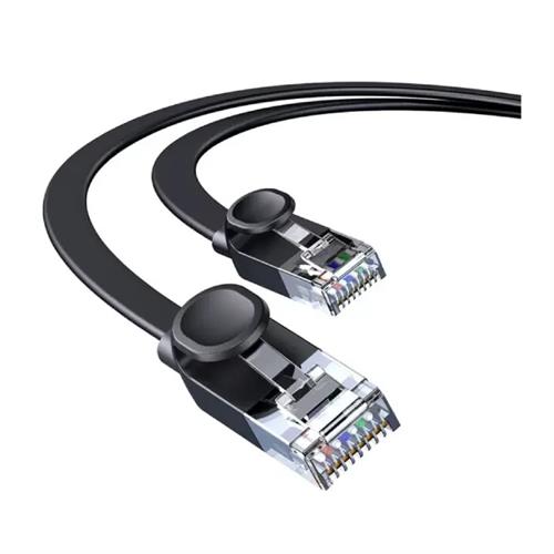 Baseus high Speed Six Types (CAT 6) of RJ45 Gigabit Network Cable (flat cable) 0.5M - Black