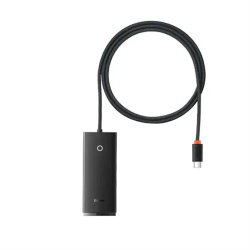Baseus Lite / Air Joy - 4-Port Type-C Hub Adapter (Type-C to USB 3.0*4 ) 1M - Black