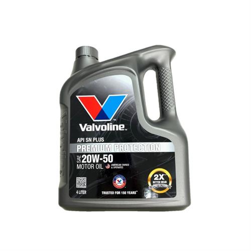 Valvoline 4L Petrol Engine Oil - Premium Protection 20W-50 SN Plus