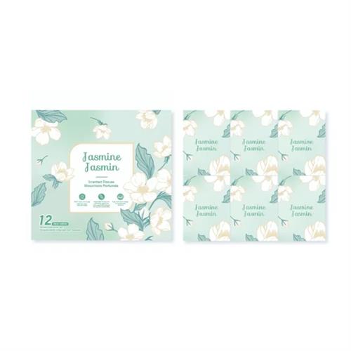 MINISO Garden Series Jasmine Scented Tissues - 12 Packs