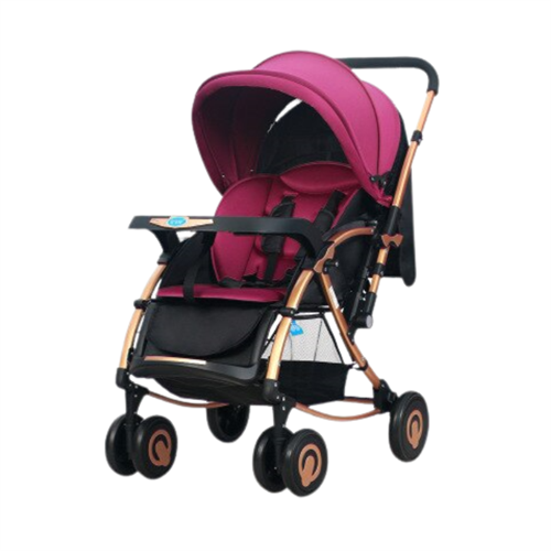 BaoBaoHao Baby Stroller Lightweight Folding Buggy Pushchair Baby Carriage - Purple