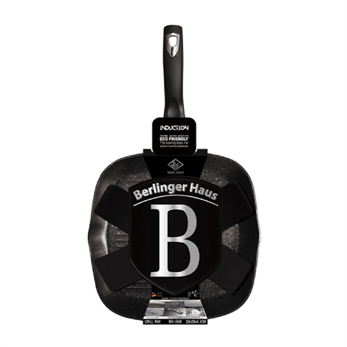 Berlinger Haus Black Silver Collection Grill Pan - 28cm