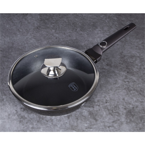 Berlinger Haus Deep Frypan with Lid Primal Gloss Collection - 24Cm