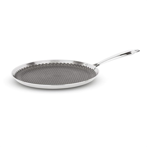 Orange Triply Stainless Steel Dosa Tawa - 29cm