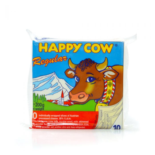 Happy Cow Cheese Regular 10 Slices - 200g
