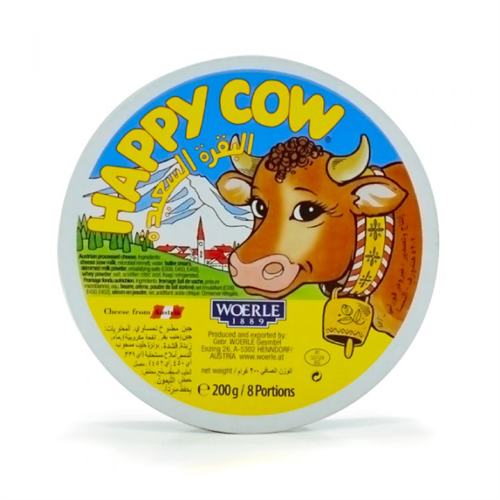 Happy Cow Cheese Round Box Portion - 200g