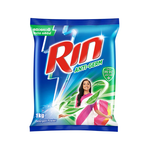 Rin Anti Germ Detergent Powder - 1Kg