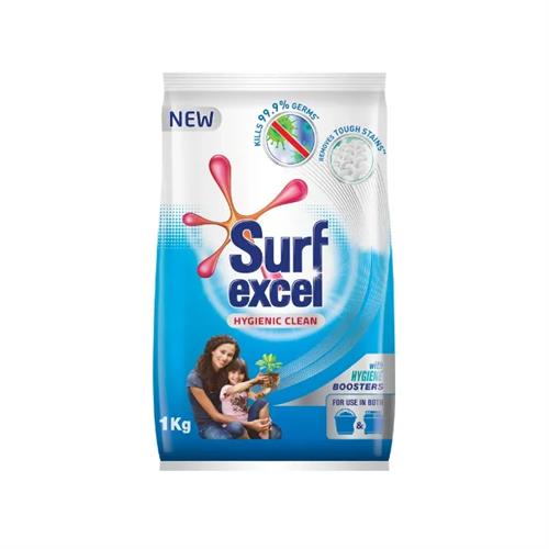 Surf Excel Hygienic Clean Detergent Powder - 1kg