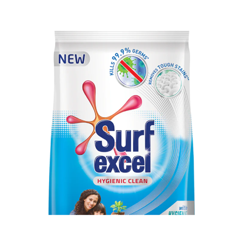 Surf Excel Hygienic Clean Detergent Powder - 500g